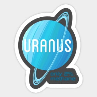 Uranus too Sticker